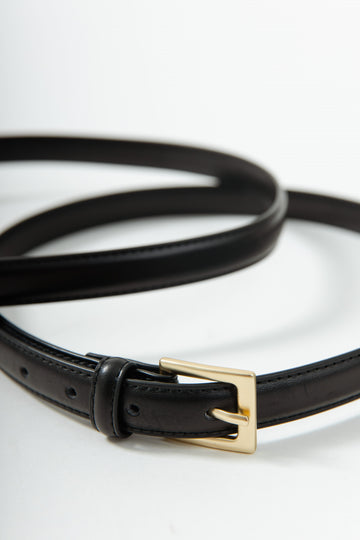 Leather Belt (Gold)