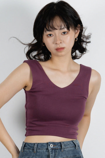 Cotton Two-Way Tank Top