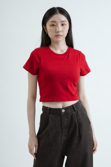Basic Padded Tee (Red)