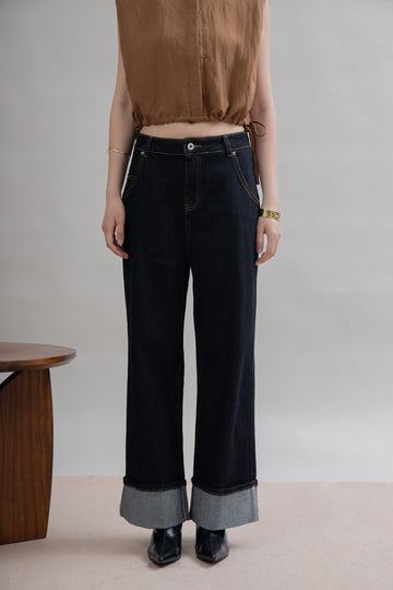 Brayde Fold Up Jeans (Denim)