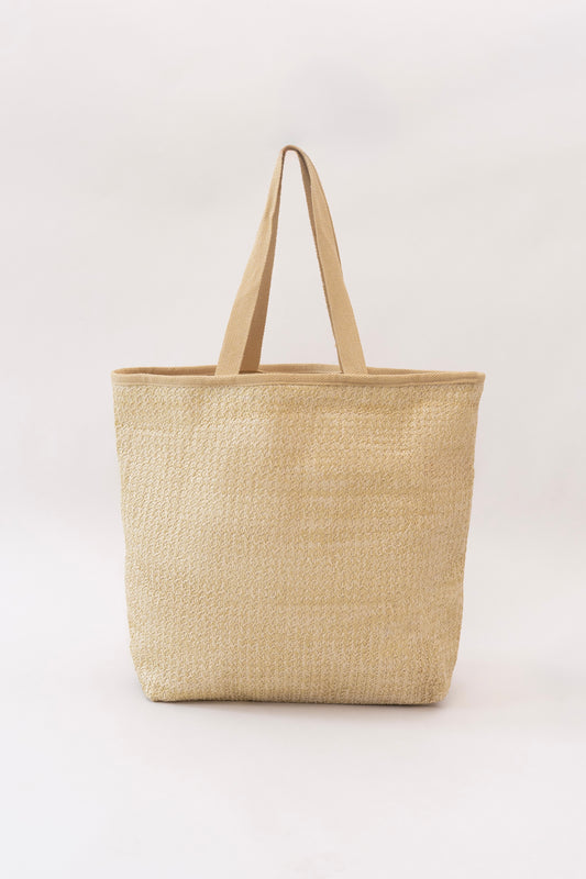 SHOPLOOOH Woven Bag (Khaki)
