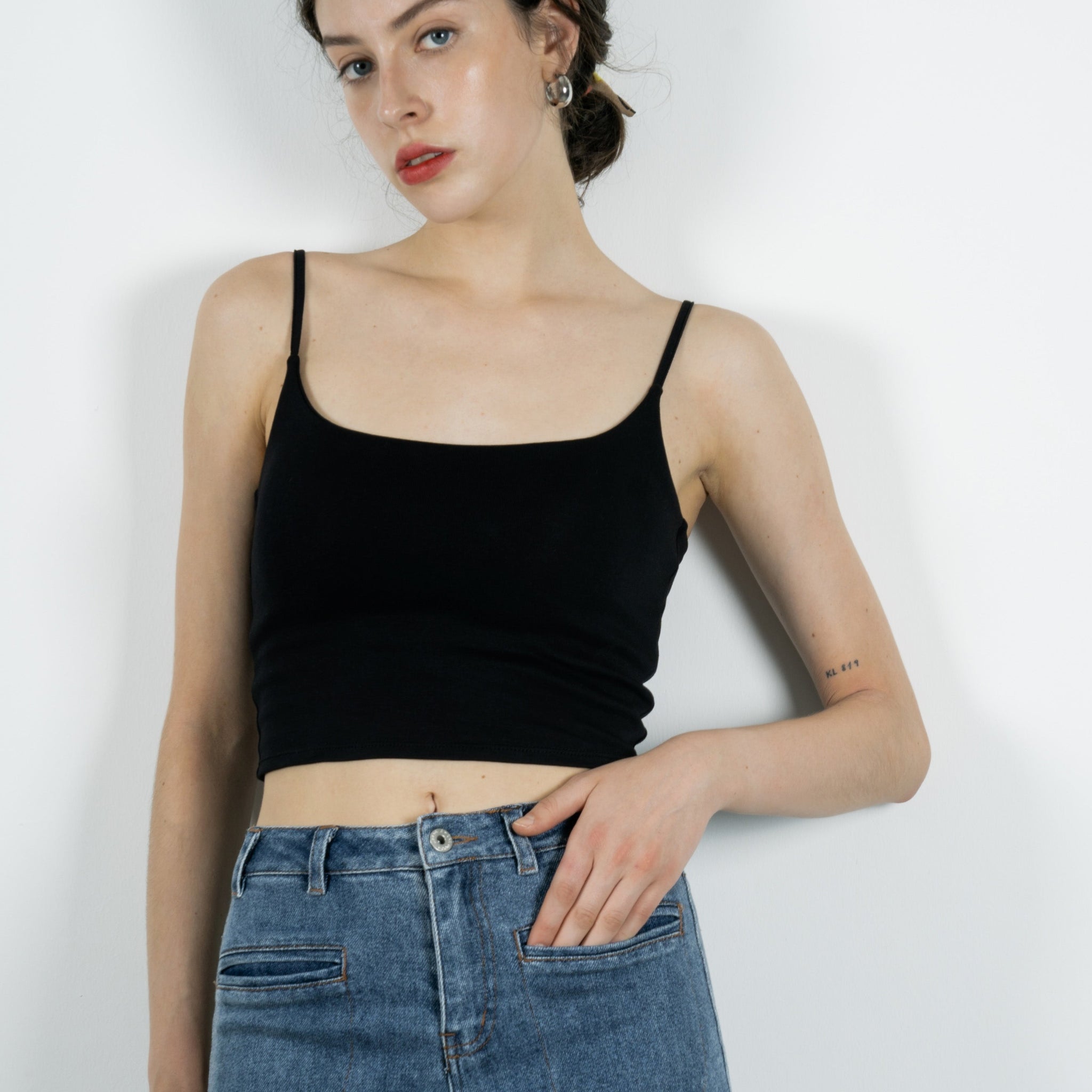 U Neck Padded Tank Top