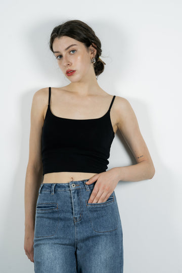 U Neck Padded Tank Top