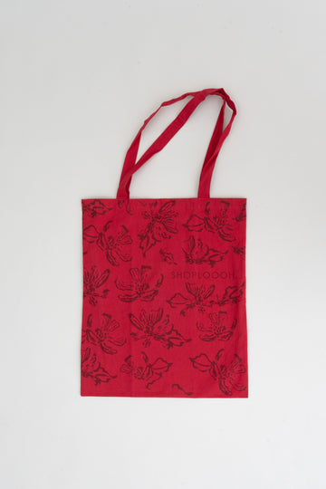 Prosper Bloom Canvas Bag (Red)