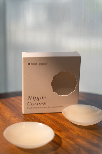 Reusable Non Adhesive Nipple Cover (Beige)