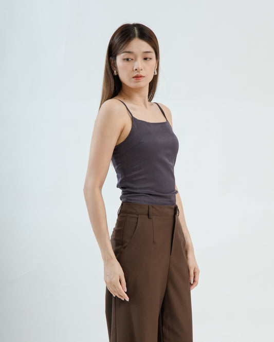 Spaghetti Strap Top (Dark Grey)
