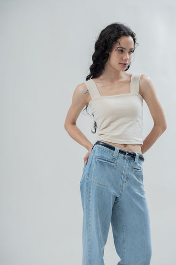 Square Neck Padded Top