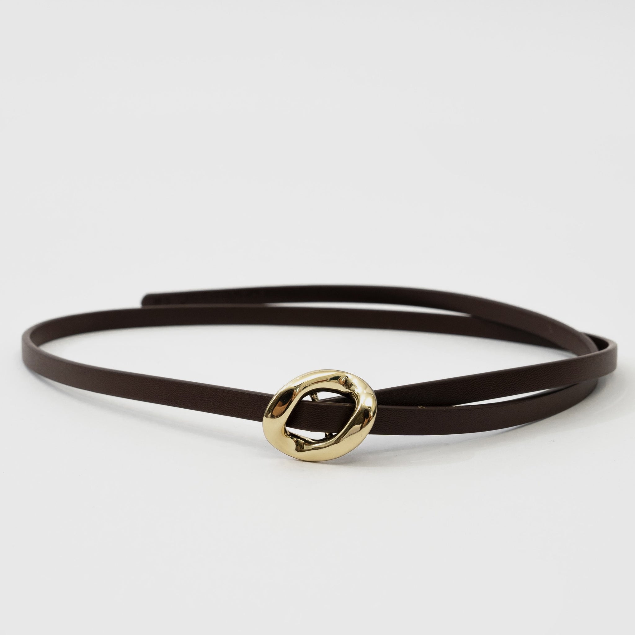 Skinny Knot Belt (Brown)