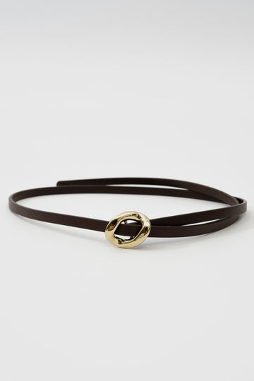 Skinny Knot Belt (Brown)