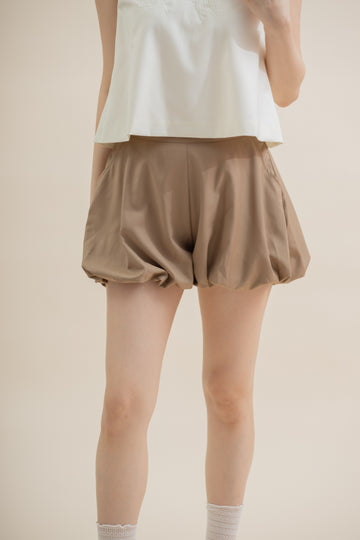Floux Puffy Pocket Shorts (Khaki)