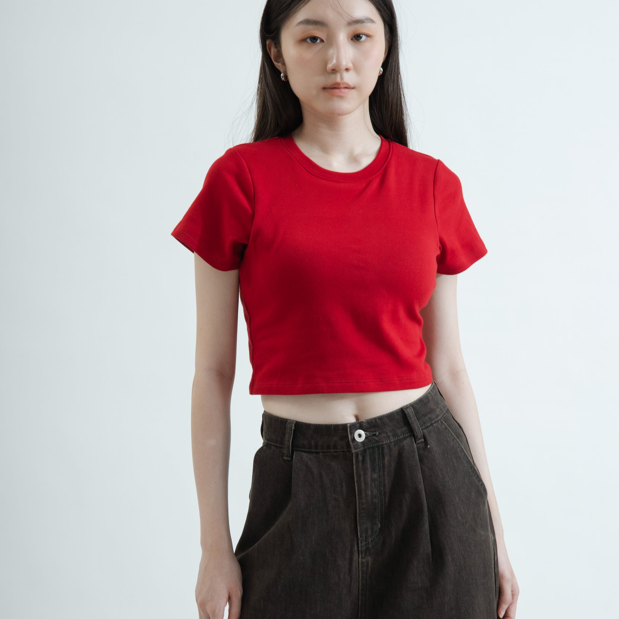 Basic Padded Tee (Red)