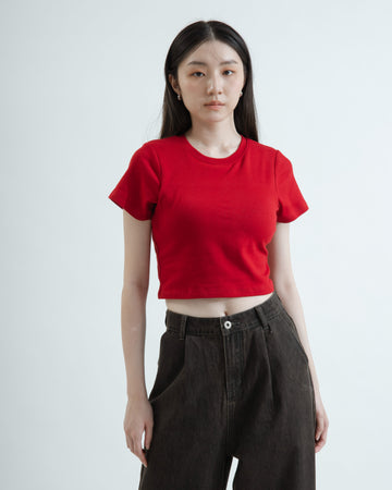 Basic Padded Tee (Red)