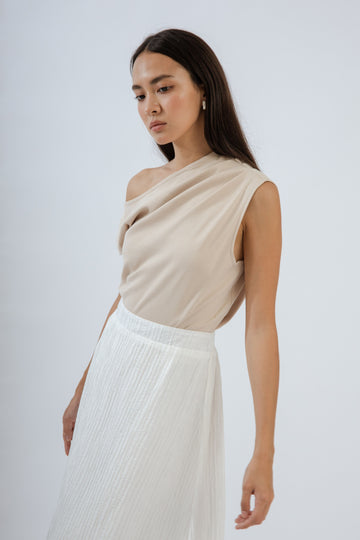 Asymmetrical Draped Top