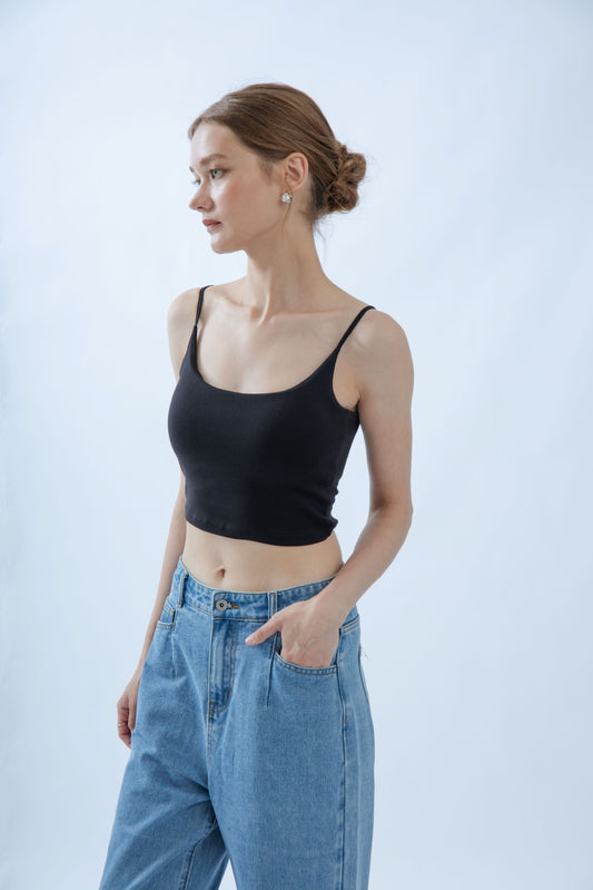 U Neck Padded Tank Top