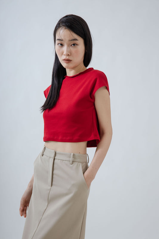 Clean Cut Short Raglan Sleeve Tee