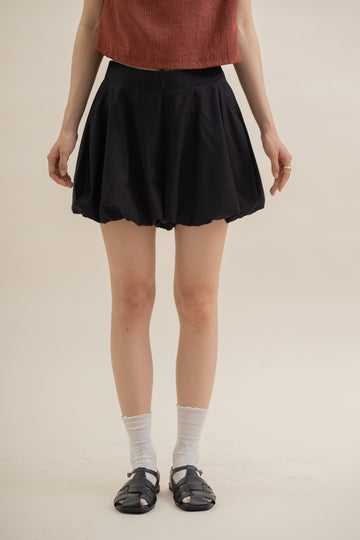 Floux Puffy Pocket Shorts (Black)