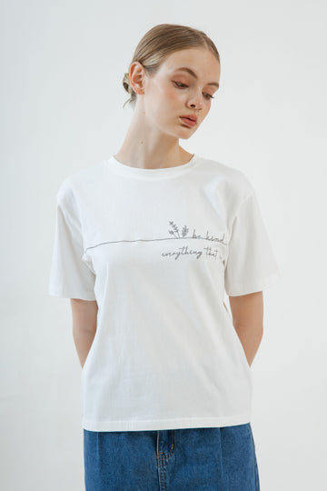 Be Kind to Everything That Lives Tee (White)