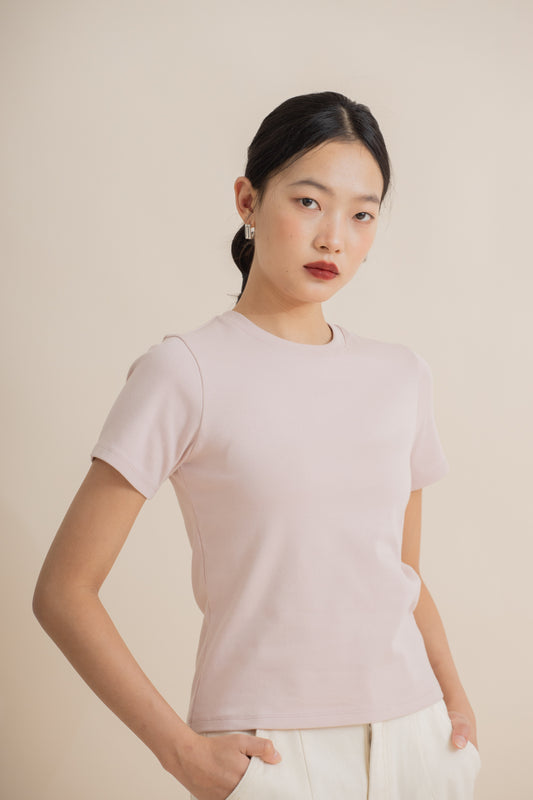 Basic Crew Neck Short Sleeve Tee