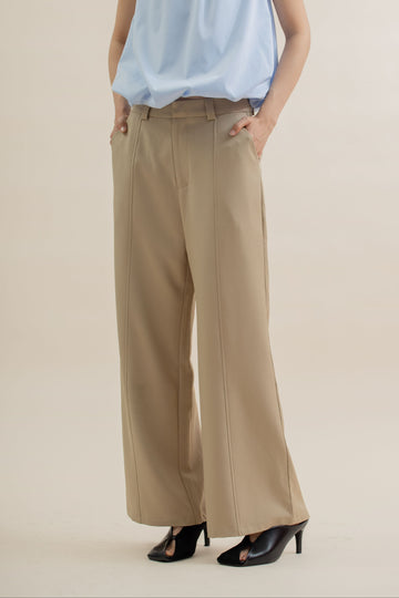 Cut & Sew Trouser (Khaki Brown)