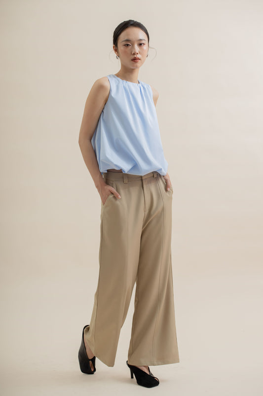 Cut & Sew Trouser (Khaki Brown)