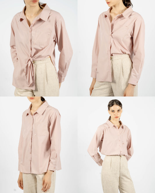 Ava Multi-Wear Shirt (Pink)